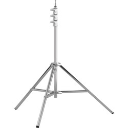 Selens Heavy-Duty Photography Light Stand Stainless Steel Light Stand with Universal Wheels with Brakes Silent Tripod Studio Flash Light Stand with Pulleys Photography Light Stand Portable Foldable Film Light Stand