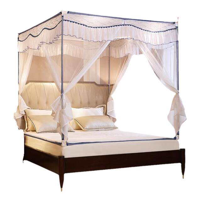 Anti-fall baby mosquito net home 2023 new high-end yurt antibacterial bedroom installation-free protective bed Fence