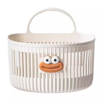 Multifunctional hollow storage basket wall-mounted
