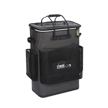 2025 new fishing haha fishing multi-function storage bag integrated molding fish guard fishing bucket fishing backpack shoulders
