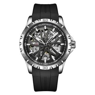 马克华菲男士手表男款双子星运动学生防水自动机械腕表礼物送男友