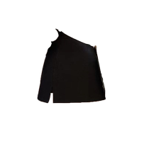 Pregnant womens slit skirt autumn 2024 new fashion slimming anti-exposure high-waist belly-covering hip A-line skirt