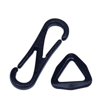 WOOJIN buckle WJ fastener S Gori mini hook triangle buckle glove cap hook buckle ອຸປະກອນເສີມ DIY