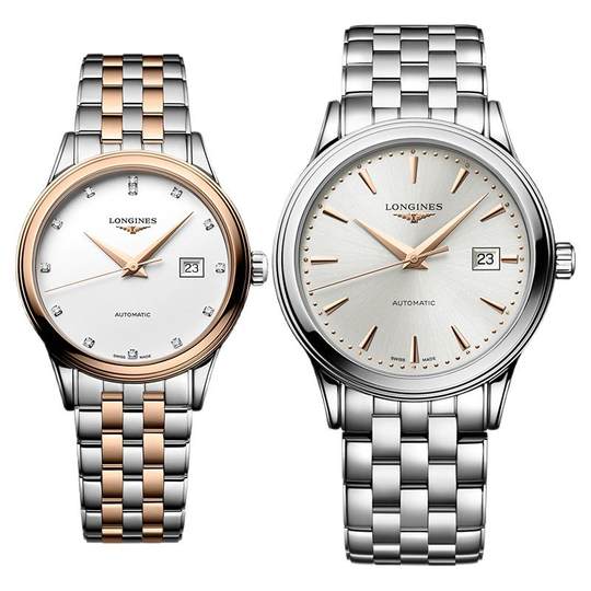 【新品】Longines浪琴 官方正品军旗系列情侣机械表瑞士手表对表
