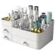 Cosmetics storage box for organizing facial masks and lipsticks