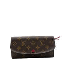 (Self-operated) Second-hand 95 new LV Louis Vuitton fashion trend presbyopic canvas ladies beanie wallet