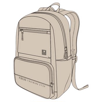 Xtep backpack for men and women, same style 2025 autumn