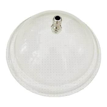 Transparent cleaning machine fan-shaped nozzle splash guard