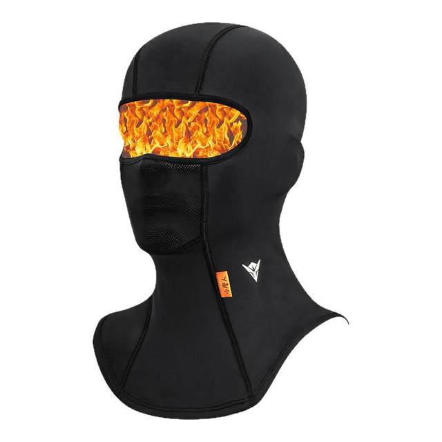 Winter windproof and warm hood absorbs sweat and does not move