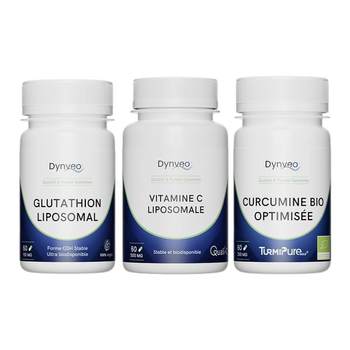 Dynveo european and american white three-piece set glutathione*1+curcumin*1+liposome vc*1 re-whitening