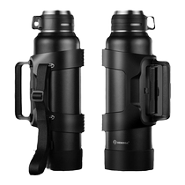 Insulated kettle large capacity insulated cup mens outdoor portable hot water bottle car water cup travel kettle