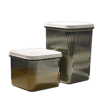 Press-sealed rice barrel light-proof flour grain storage barrel household insect-proof and moisture-proof kitchen storage rice tank box 1732W