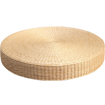 Straw futon floor cushion tatami meditation cushion
