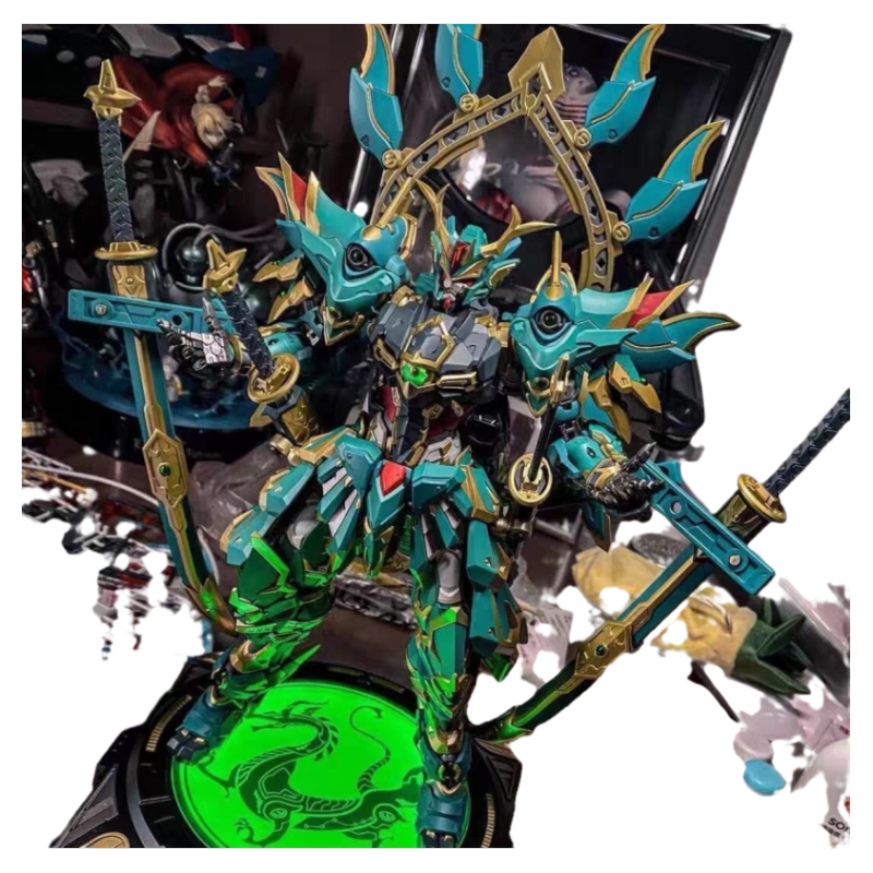 Gundam HG assembled deformed motor core Lu Bu White Tiger Ao Bing Cao Ren Gan Jiang Guan Yu mecha model toy