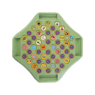 儿童四人对战棋翻转消消乐益智力玩具观察力专注力训练动物翻翻棋