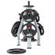 Fan Teng barbell plate storage rack has large holes and does not take up space