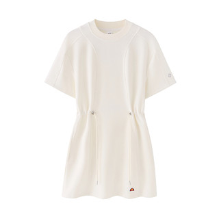 ellesse小贝壳25秋季新品网球抽绳收腰可调节显瘦休闲运动连衣裙