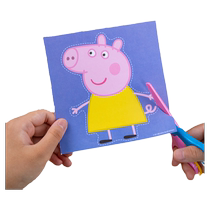 Piggy Peppa Pig papier découpé pour enfants à la main matériaux de production de bricolage pour la maternelle Paw Patrol 3-6 ans matériaux de jouets éducatifs