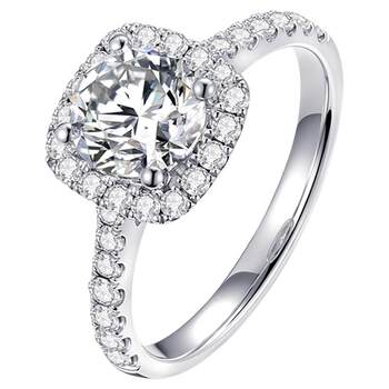 I do forever cultivated diamond ring proposal one carat artificial synthetic small sugar cube ring