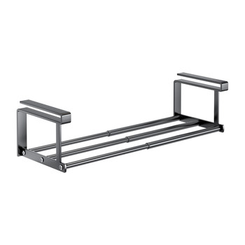 Washbasin storage rack under cabinet