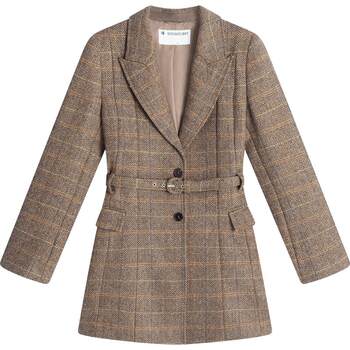Wool blazer women's autumn new style temperament commuting small waist woolen top ddq4ad5119