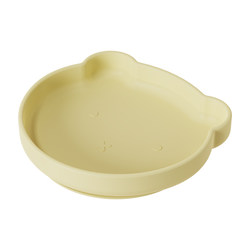 Tile baby plate silicone suction cup all-in-one independent feeding children's food bowl special tableware for infants to eat