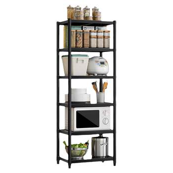 Carbon steel kitchen multi-function storage rack