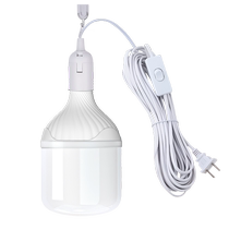 Corded led bulb e27 socket lamp with switch plug super bright hanging energy-saving lamp outdoor lighting 2055