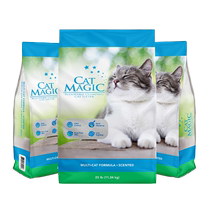 (Self-operated) Miaojieke cat litter imported mineral sand to remove ammonia inhibit bacteria deodorize and low dust bentonite cat litter 25 pounds * 3