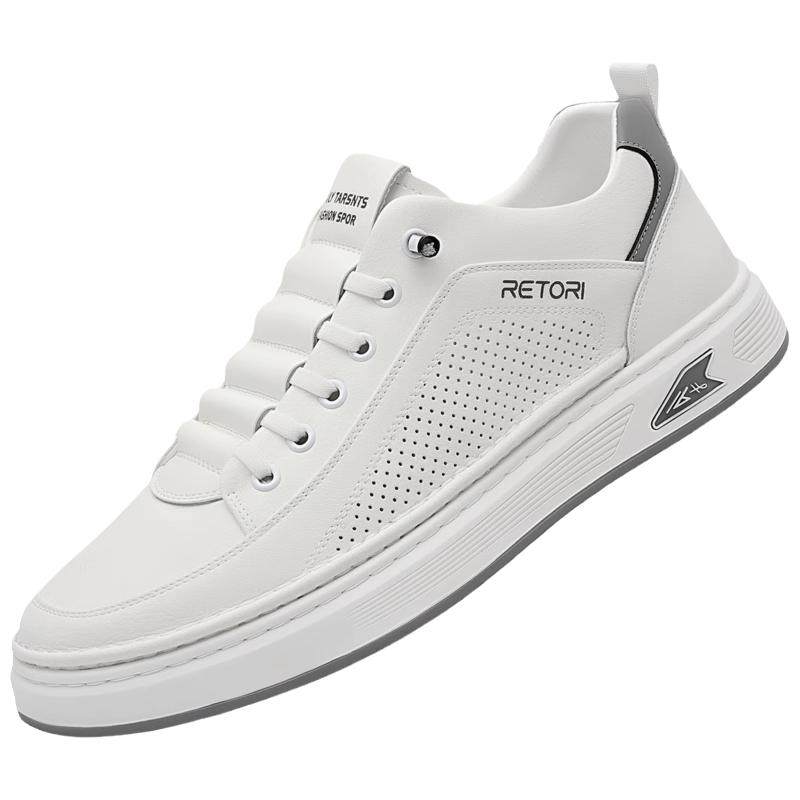 Hollow and breathable white shoes