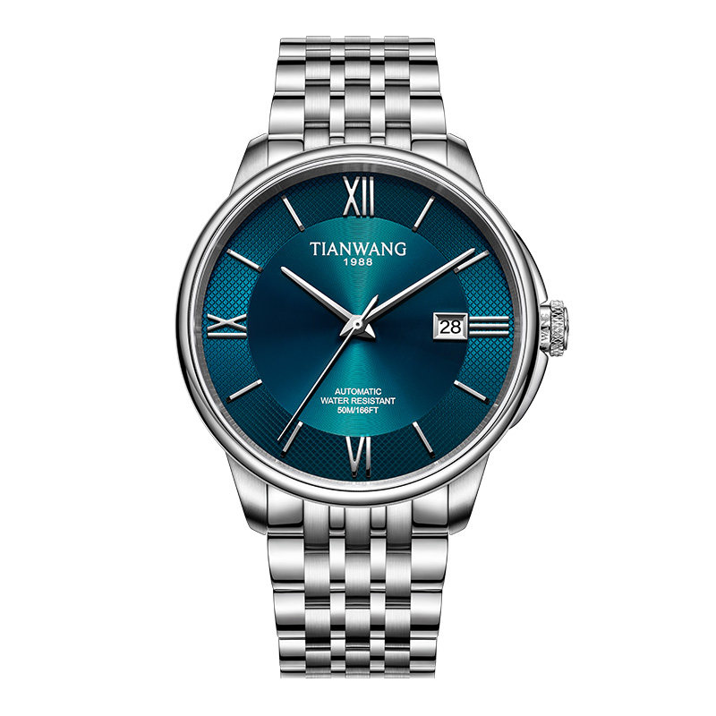 Tianwang Hengjun series large dial couple watch mechanical watch