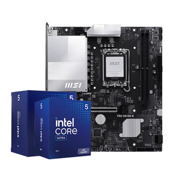 Intel ultra 5 230f/225f boxed cpu set with mingxuan msi h810m b860m-b