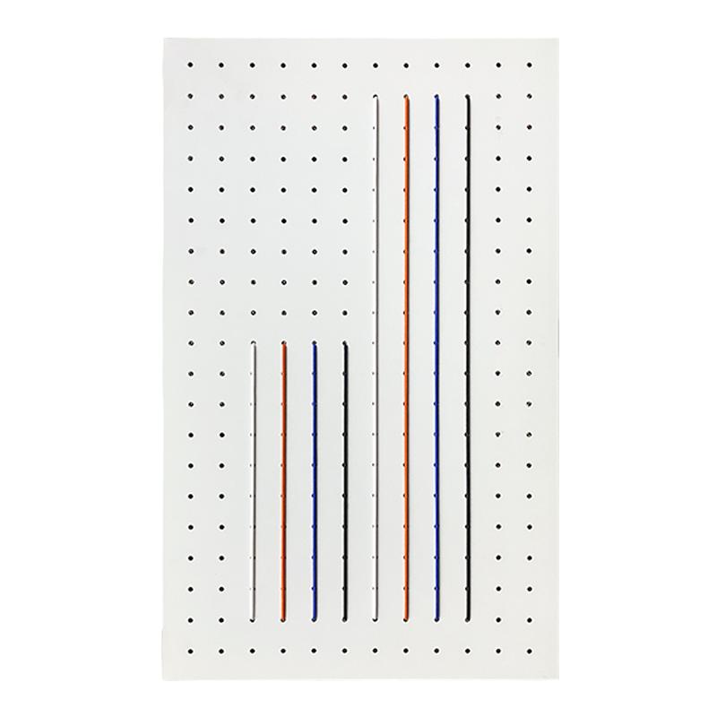 Colorful elastic rope hole board decorative accessories entrance hall