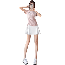Badminton tennis skirt sports suit women summer 2024 new running quick-drying clothes squash fitness morning running clothes