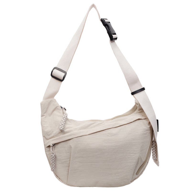 Casual lightweight shoulder bag commuter crossbody dumpling bag