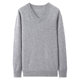 100% pure cashmere sweater men's V-neck loose sweater