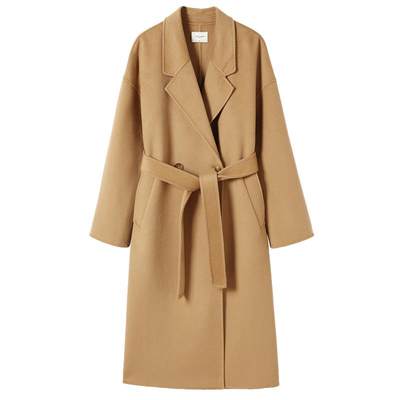 Xiaoyi custom cashmere double-sided woolen coat women's autumn and winter woolen coat long small man