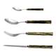 Italian Rivadossi bamboo joint knife and fork spoon 304 stainless steel steak knife imported high-end western dining tableware set