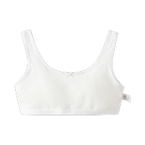 Balabala girls underwear in the developmental period summer mesh breathable childrens vest bra anti-bulge and anti-exposure