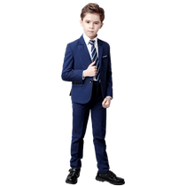 Luo Meng childrens suit suit boys flower girl dress handsome suit big boys piano performance suit British catwalk