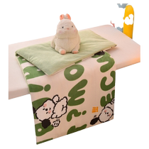 Kindergarten mattress baby childrens double-sided velvet removable and washable mattress cover nap mattress quilt universal in winter