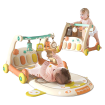 Newborn baby pedal piano fitness stand two-in-one multi-functional trolley fitness rack newborn gift