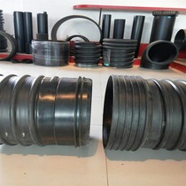 Texas manufacturer HDPE plastic steel winding pipe black polyethylene to water pipe dn70 steel strip reinforced drainage pipe