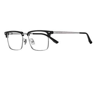 Helen Keller myopia glasses frame eyebrow frame men's half frame