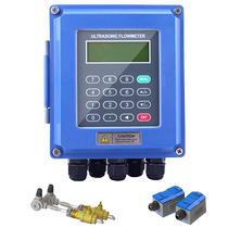 High-precision ultrasonic flow meter external clamp-on wall-mounted external cold and heat meter liquid water insertion flow meter