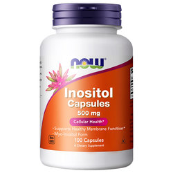 Pre-sale NOW ອາເມລິການໍາເຂົ້າ myo-inositol capsules vitamin b8 ຍິງ polycystic ovary 500mg 100 capsules