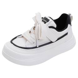 Boys shoes Spring children's board shoes 2024 new girl small white shoes versatile casual shoes soft soles white children's shoes