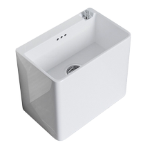 MokerBluo-1145 balcony wash mop pool bathroom large ceramic mop pool floor-standing small tank pool