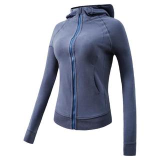 women's fitness hooded cloud yoga jacket