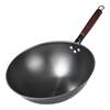 Fine blacksmith old-fashioned wok for household use uncoated, not easy to stick, not easy to rust, fine iron pot, hammered wrought iron for cooking